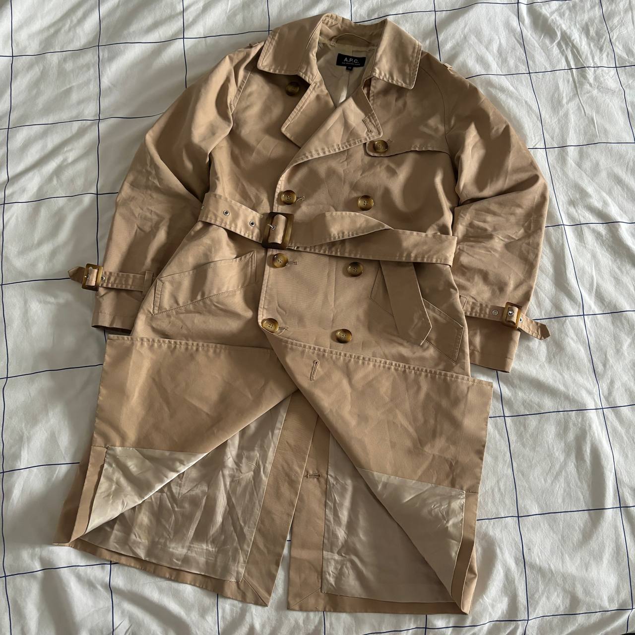 A.P.C. Double-Breasted Trench Coat