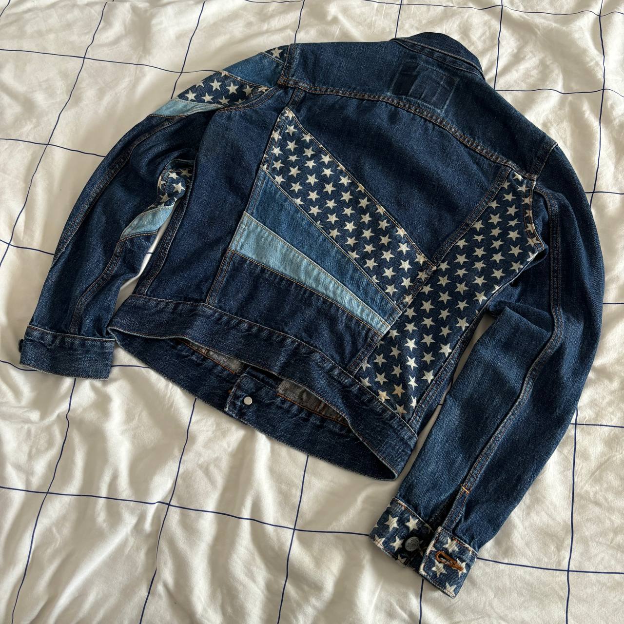 Hysteric Glamour "Kinky Jeans" Star Print Denim Jacket (Archival Piece)